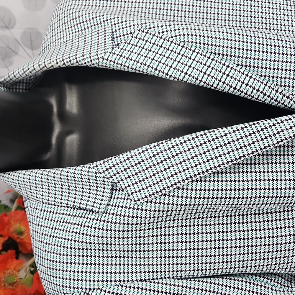 Haberdashery Houndstooth Blazer and Trousers Pant Suit - 14 Petite - Picture 4 of 16